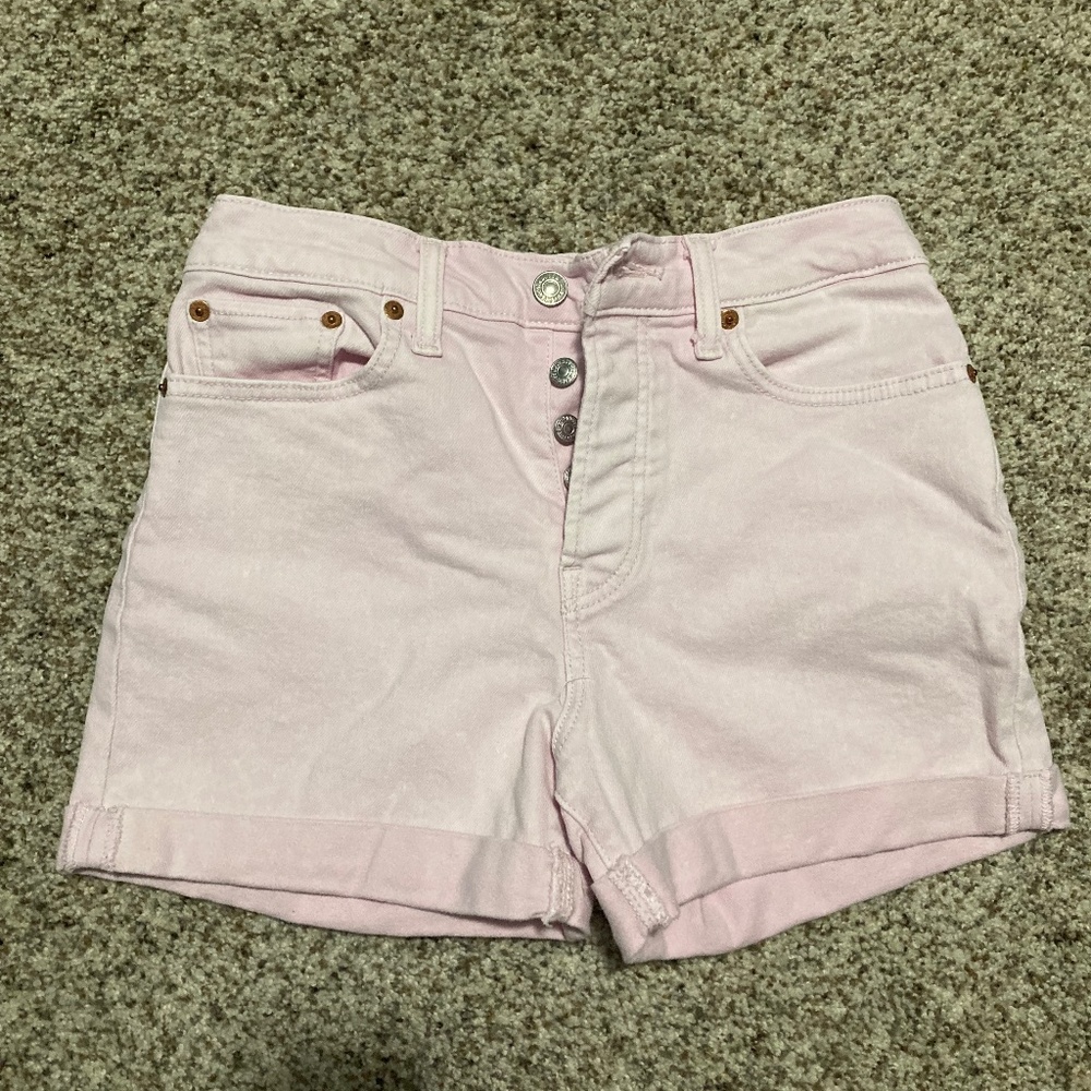 Levi's Women's Wedgie Shorts Pink